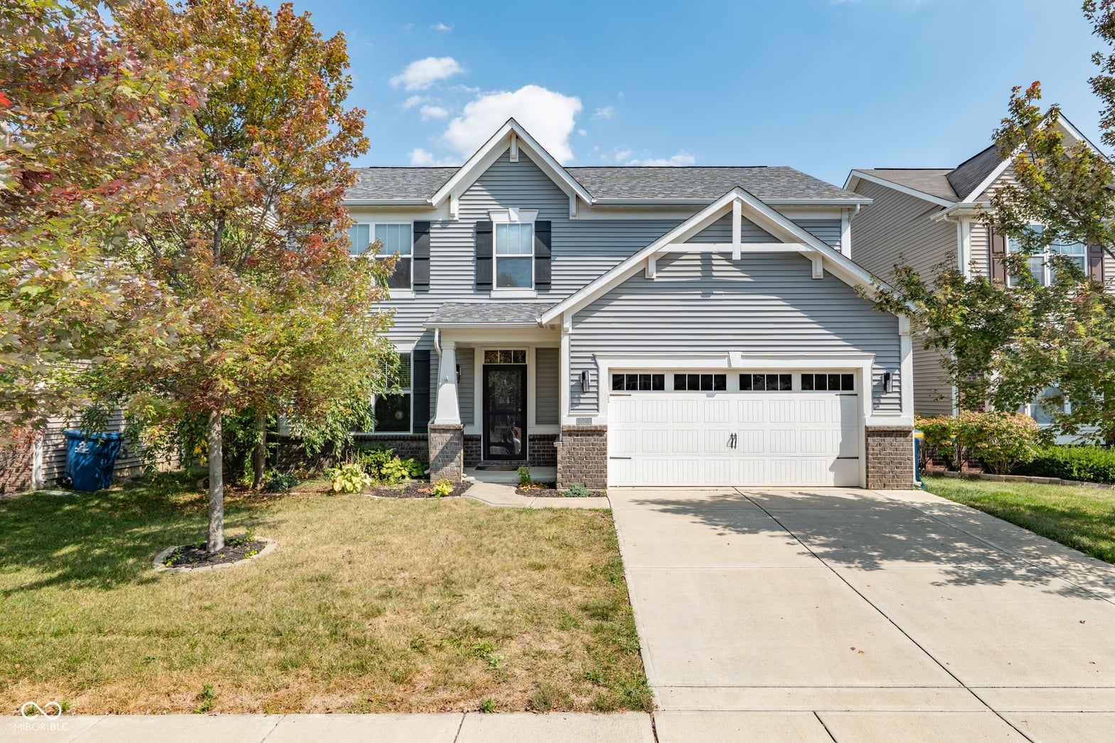 Front exterior at 15268 Brantley Lane, Noblesville, IN