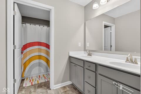 Bathroom at 6603 Laredo Drive, McCordsville, IN