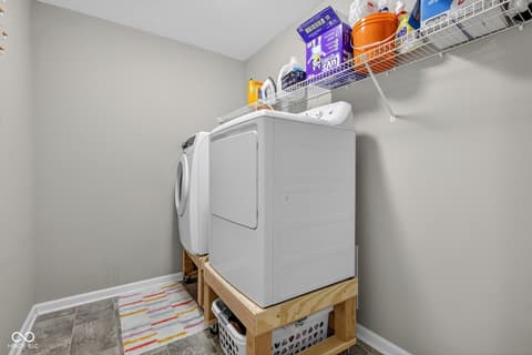 Laundry room at 6603 Laredo Drive, McCordsville, IN