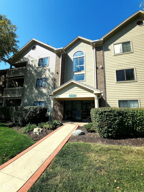 Front exterior at 8720 Yardley Court, Indianapolis, IN