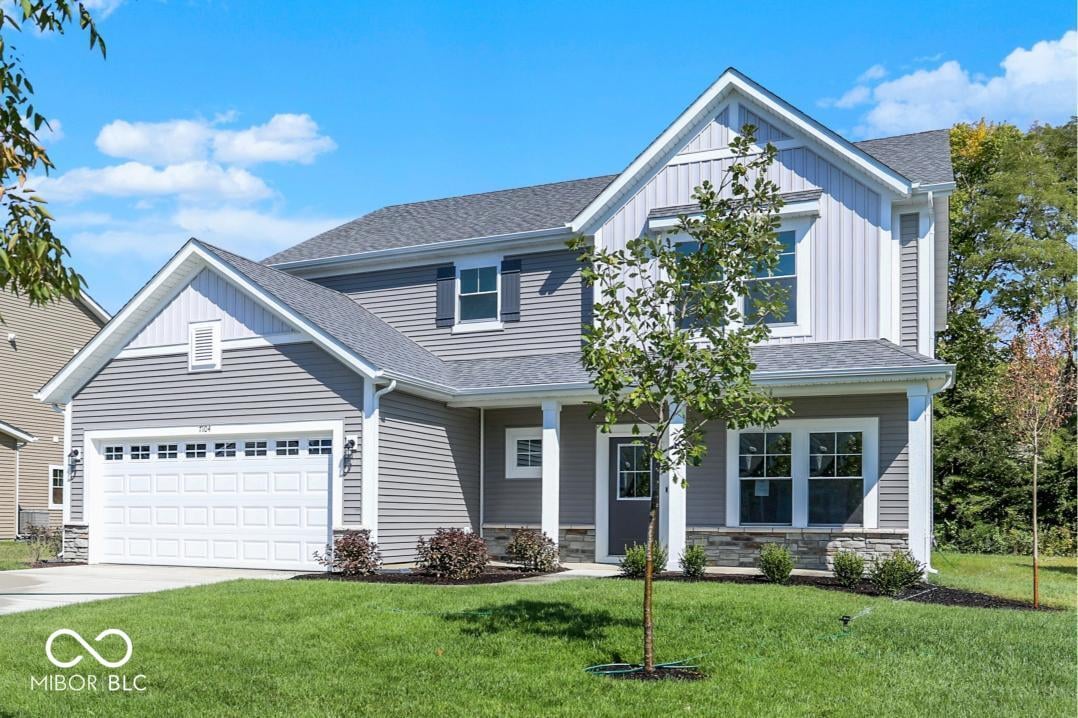 Front exterior at 7104 Jackson Drive, Cumberland, IN