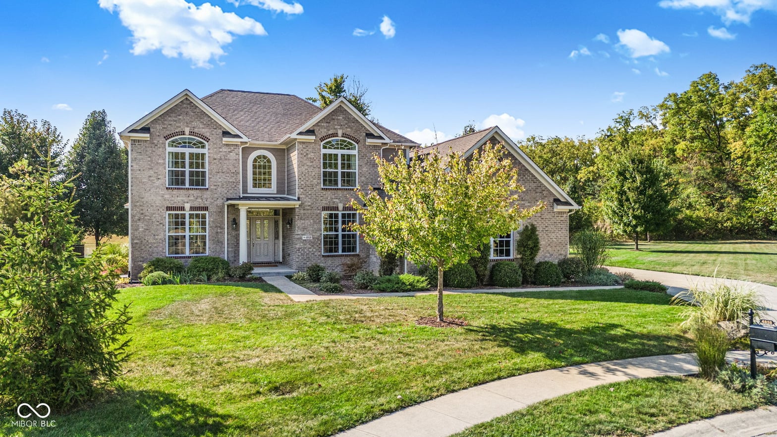 Front exterior at 4858 Cedar Branch Court, Indianapolis, IN