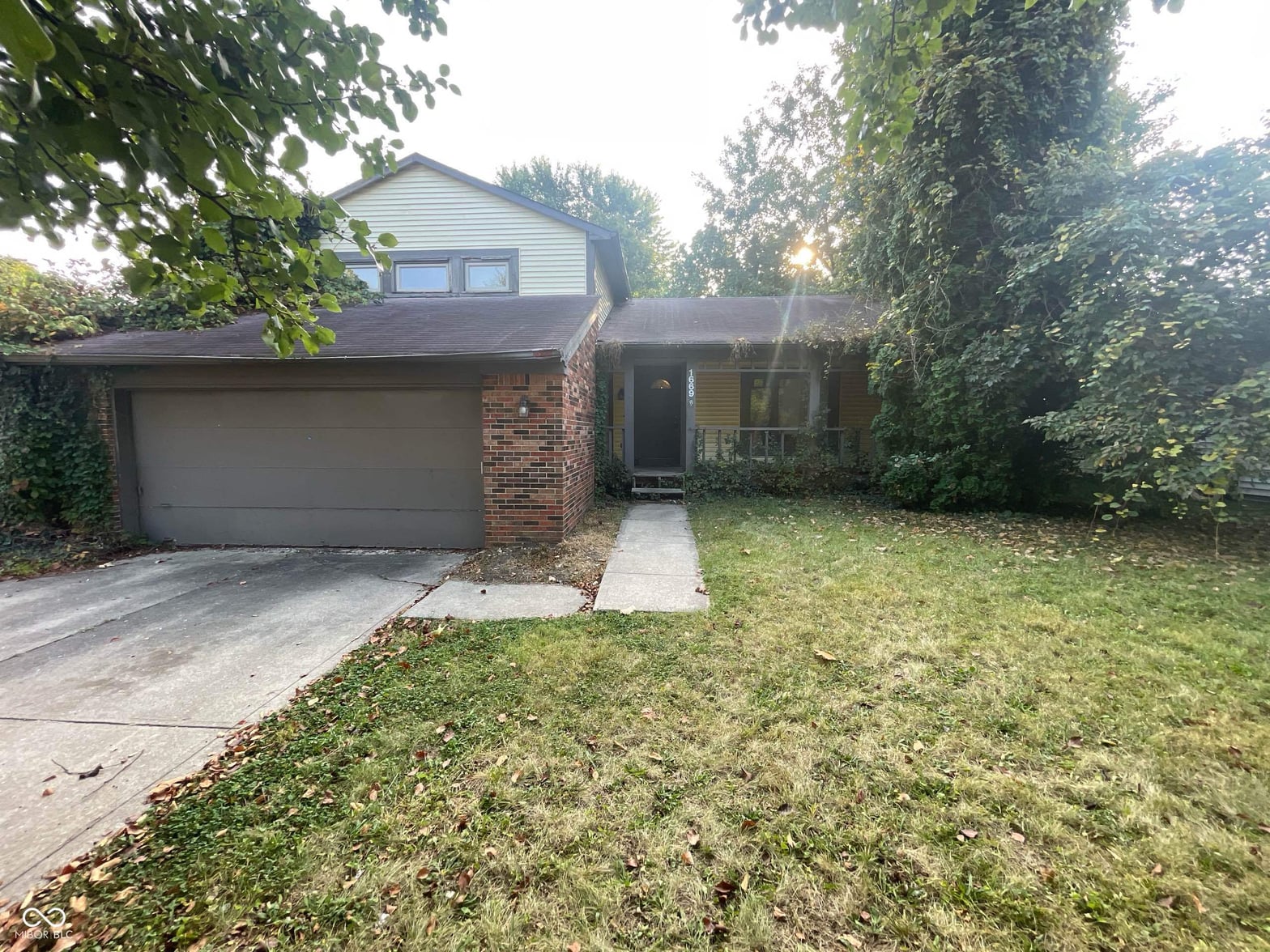 Front exterior at 1669 Purcell Circle, Indianapolis, IN