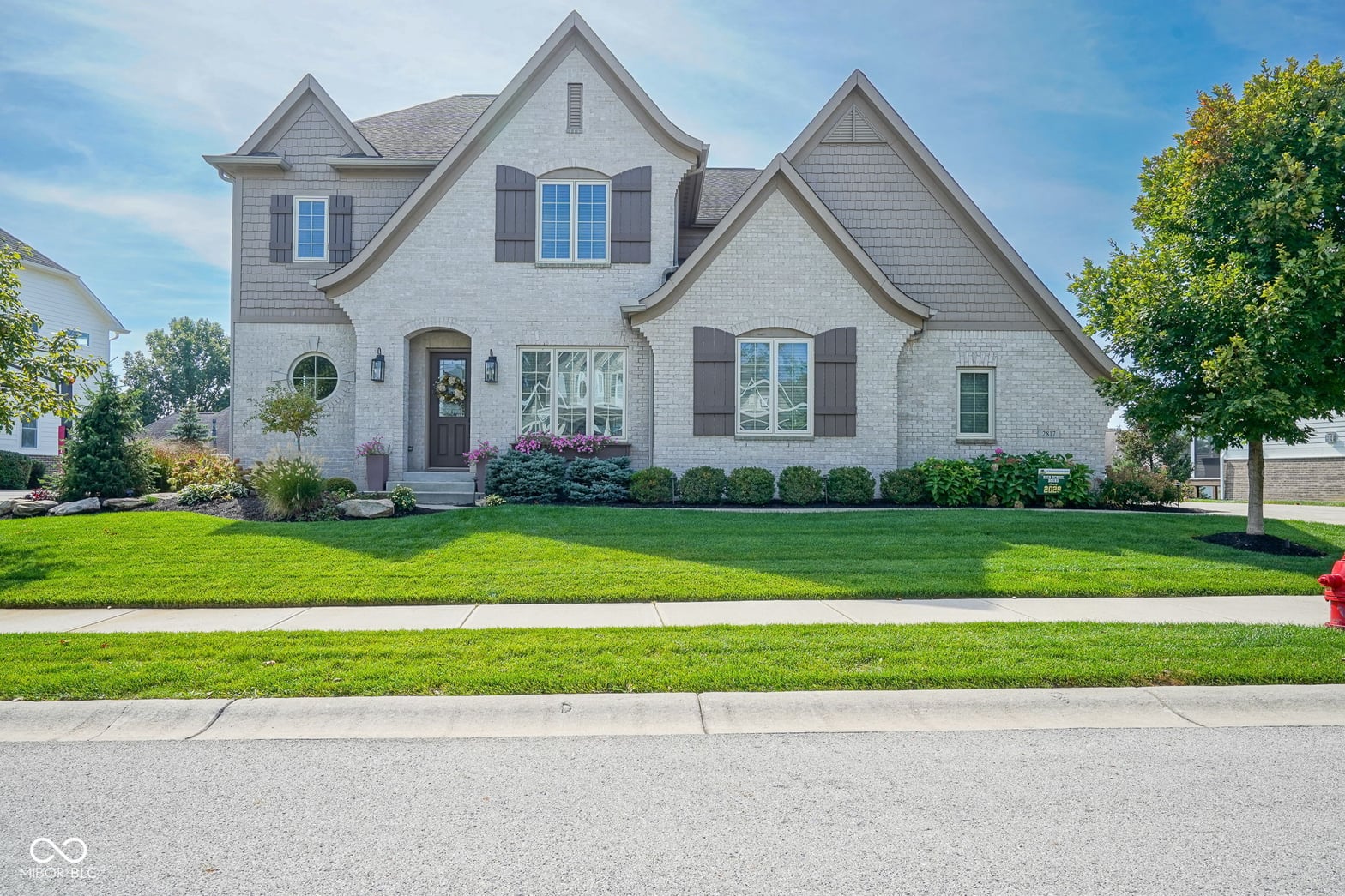 Front exterior at 2817 Pyrenean Place, Westfield, IN
