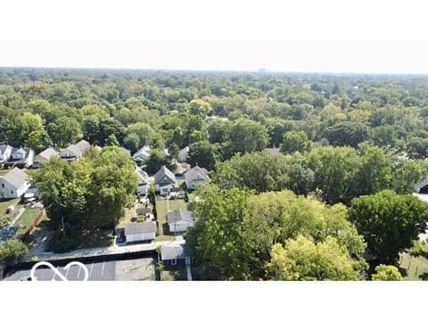 Aerial view at 2257 Brookside Avenue, Indianapolis, IN