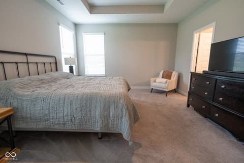 Bedroom at 9741 Haughton Lane, McCordsville, IN