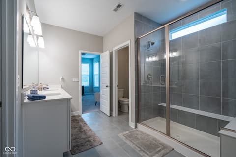 Bathroom at 9741 Haughton Lane, McCordsville, IN