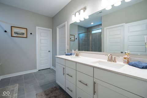 Bathroom at 9741 Haughton Lane, McCordsville, IN