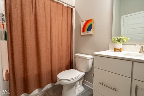 Bathroom at 9741 Haughton Lane, McCordsville, IN