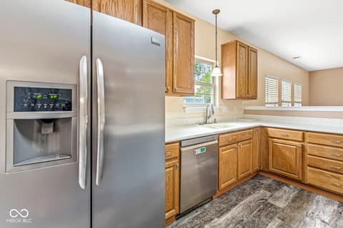 Kitchen at 8057 Meadow Bend Lane, Indianapolis, IN