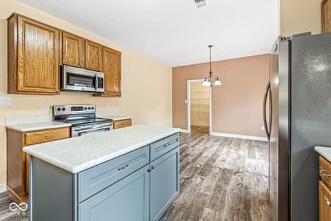 Kitchen at 8057 Meadow Bend Lane, Indianapolis, IN