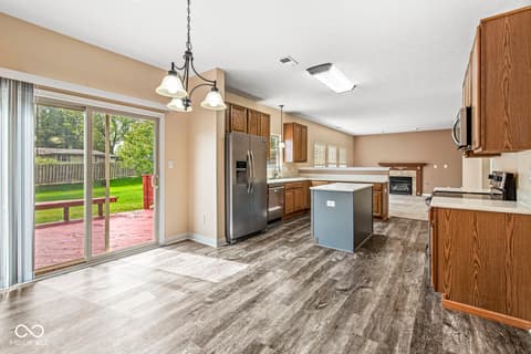 Kitchen at 8057 Meadow Bend Lane, Indianapolis, IN