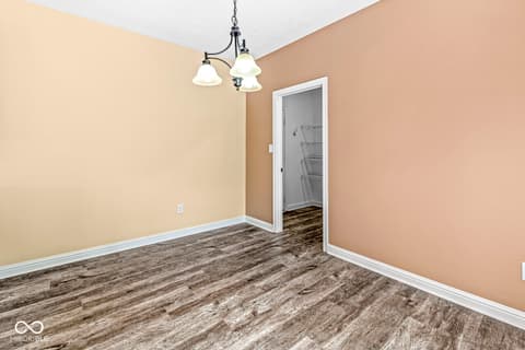 Dining room at 8057 Meadow Bend Lane, Indianapolis, IN