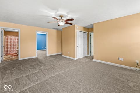 Bedroom at 8057 Meadow Bend Lane, Indianapolis, IN