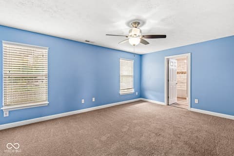 Bedroom at 8057 Meadow Bend Lane, Indianapolis, IN