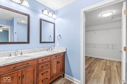 Bathroom at 8057 Meadow Bend Lane, Indianapolis, IN