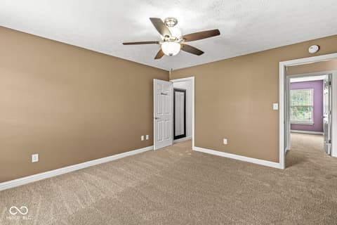 Bedroom at 8057 Meadow Bend Lane, Indianapolis, IN