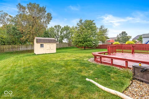Yard at 8057 Meadow Bend Lane, Indianapolis, IN