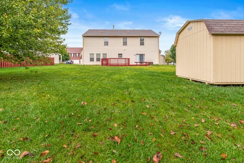 Backyard at 8057 Meadow Bend Lane, Indianapolis, IN
