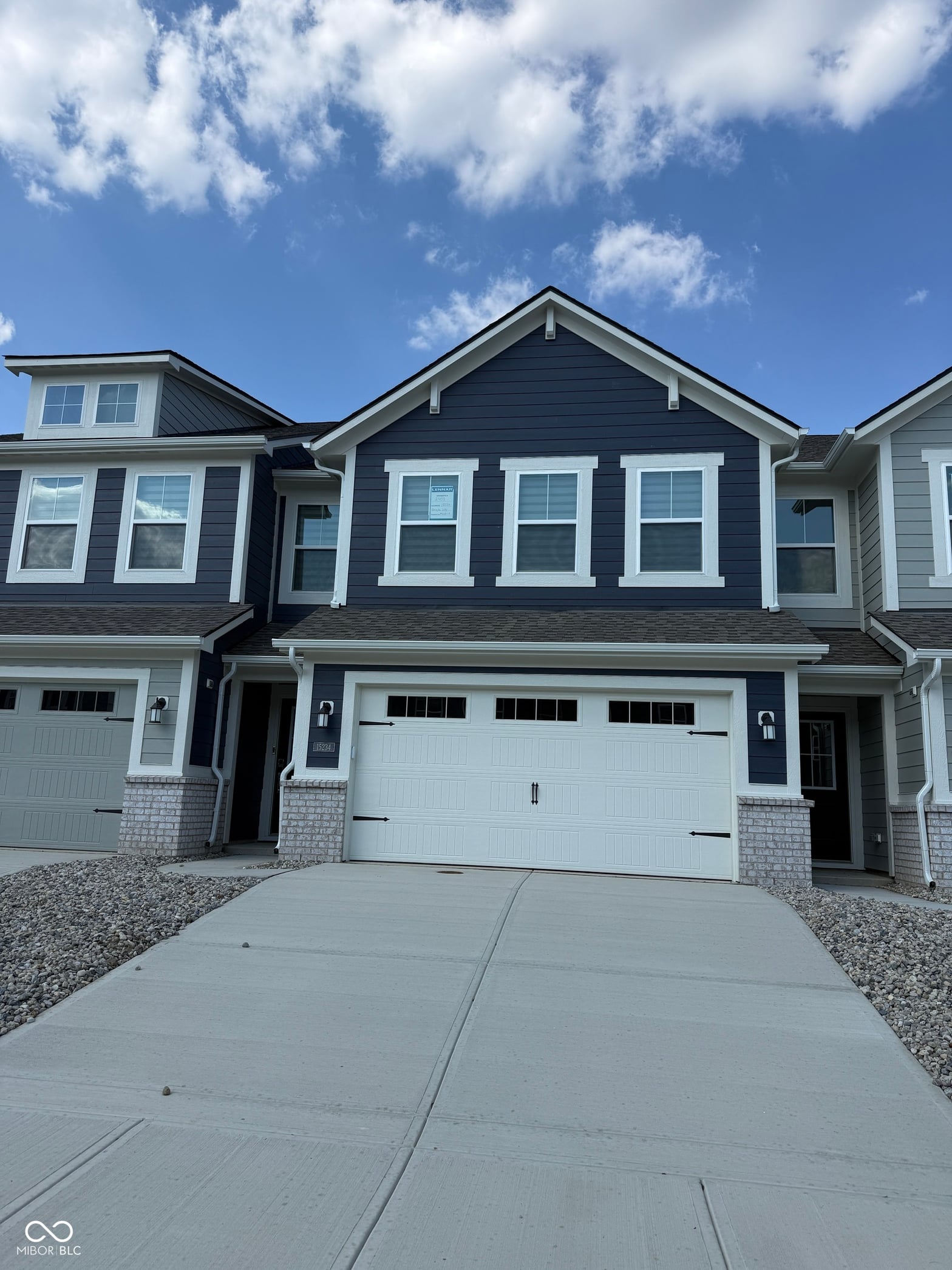 Front exterior at 15234 Farrington Way, Fishers, IN