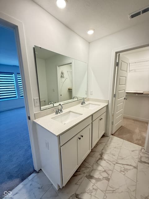 Bathroom at 15234 Farrington Way, Fishers, IN