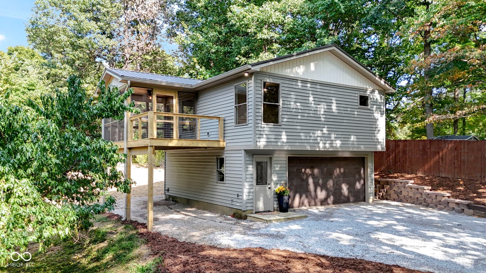 Front exterior at 9714 N Short Chute Road, Morgantown, IN