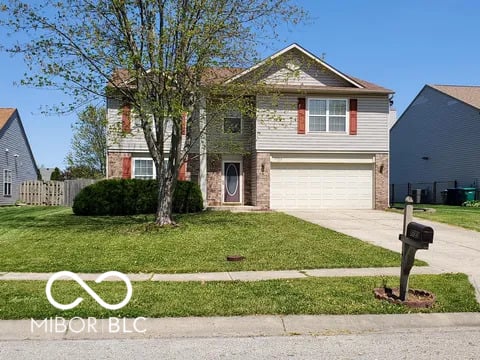 Front exterior at 7723 Crooked Meadows Drive, Indianapolis, IN