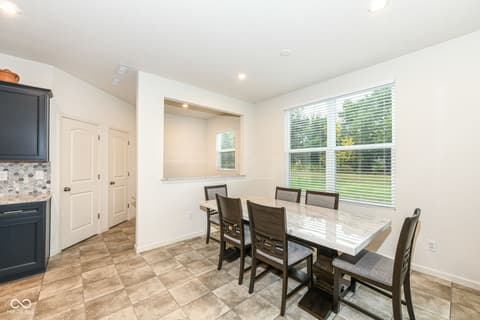 Dining room at 15104 Downham Drive, Fishers, IN
