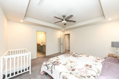 Primary bedroom at 15104 Downham Drive, Fishers, IN