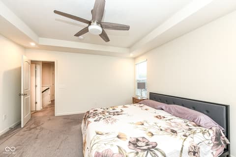 Primary bedroom at 15104 Downham Drive, Fishers, IN