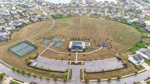 Aerial view at 15104 Downham Drive, Fishers, IN