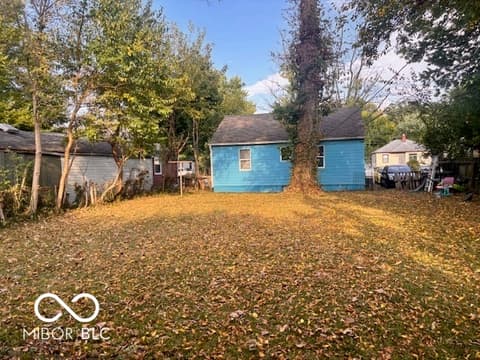 Yard at 3042 N Temple Avenue, Indianapolis, IN
