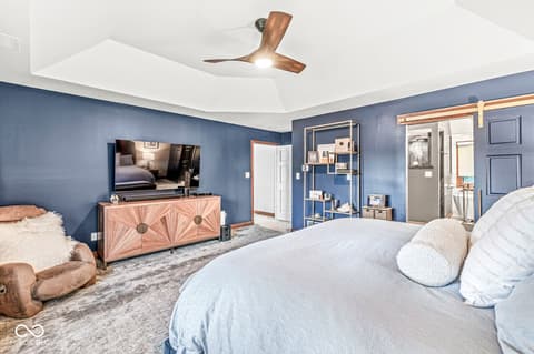 Primary bedroom at 3986 Chadwick Drive, Carmel, IN