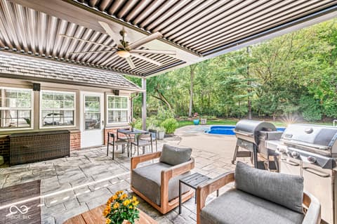 Outdoor living area at 3986 Chadwick Drive, Carmel, IN