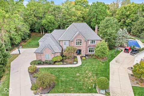 Front exterior at 3986 Chadwick Drive, Carmel, IN