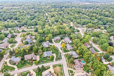 Aerial view at 3986 Chadwick Drive, Carmel, IN