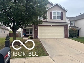 Front exterior at 8115 Loveridge Drive, Indianapolis, IN