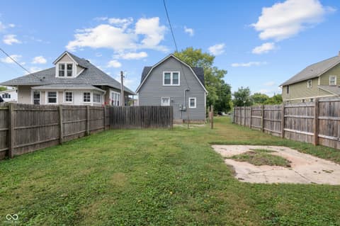 Yard at 2437 Coyner Avenue, Indianapolis, IN