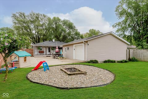 Backyard at 415 Linden Lane, Anderson, IN