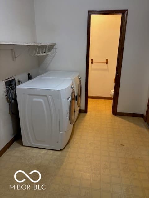 Laundry room at 10840 E Heywood Drive, Seymour, IN