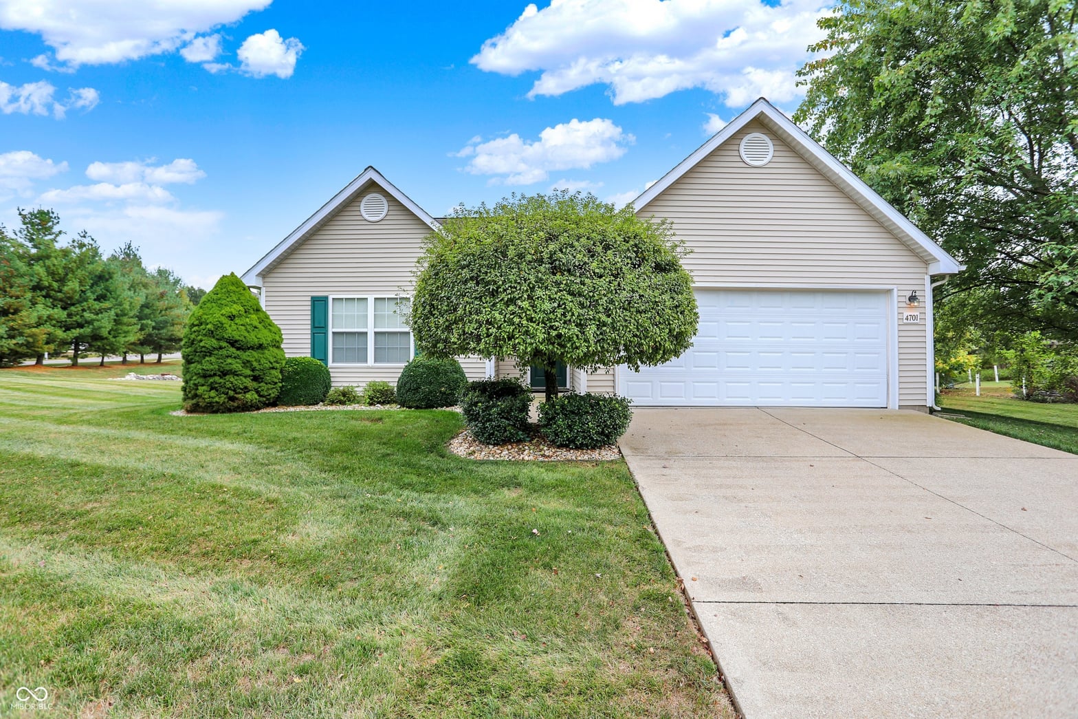 Front exterior at 4701 W Teresa Lane, Bloomington, IN