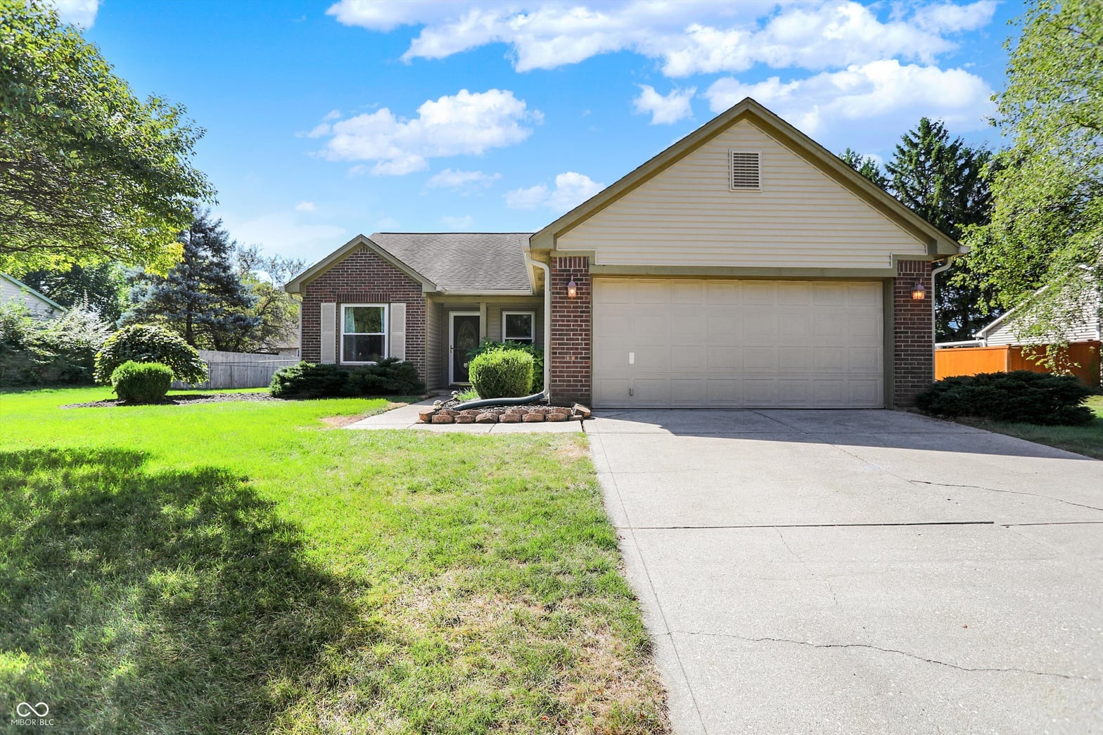 Front exterior at 7917 Farley Place, Fishers, IN