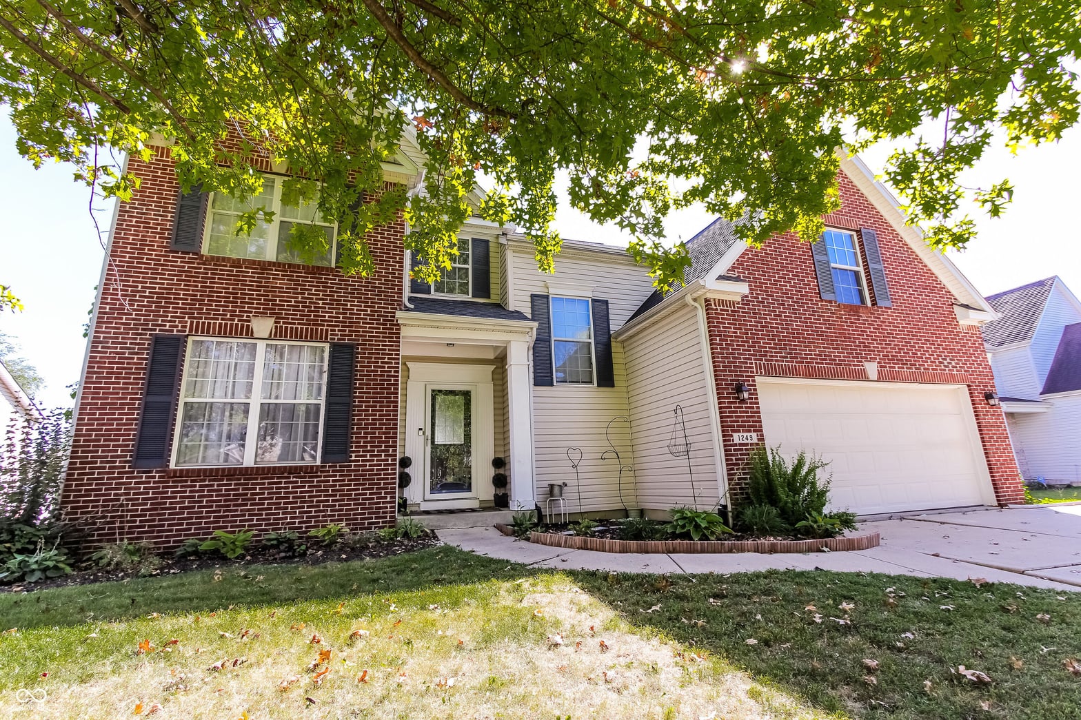 Front exterior at 1249 Tenor Place, Indianapolis, IN