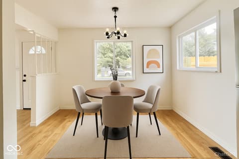 Dining room at 3742 S Walcott Street, Indianapolis, IN