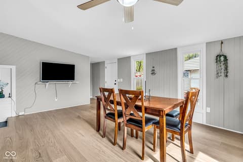 Dining room at 1607 Elmhurst Drive, Indianapolis, IN