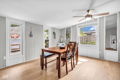 Dining room at 1607 Elmhurst Drive, Indianapolis, IN