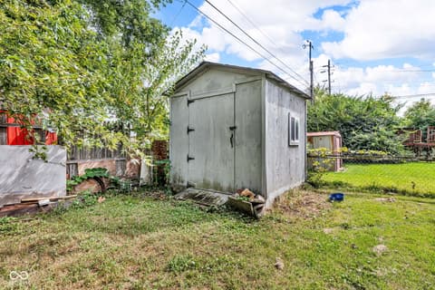 Out Buildings — 1607 Elmhurst Drive, Indianapolis, IN