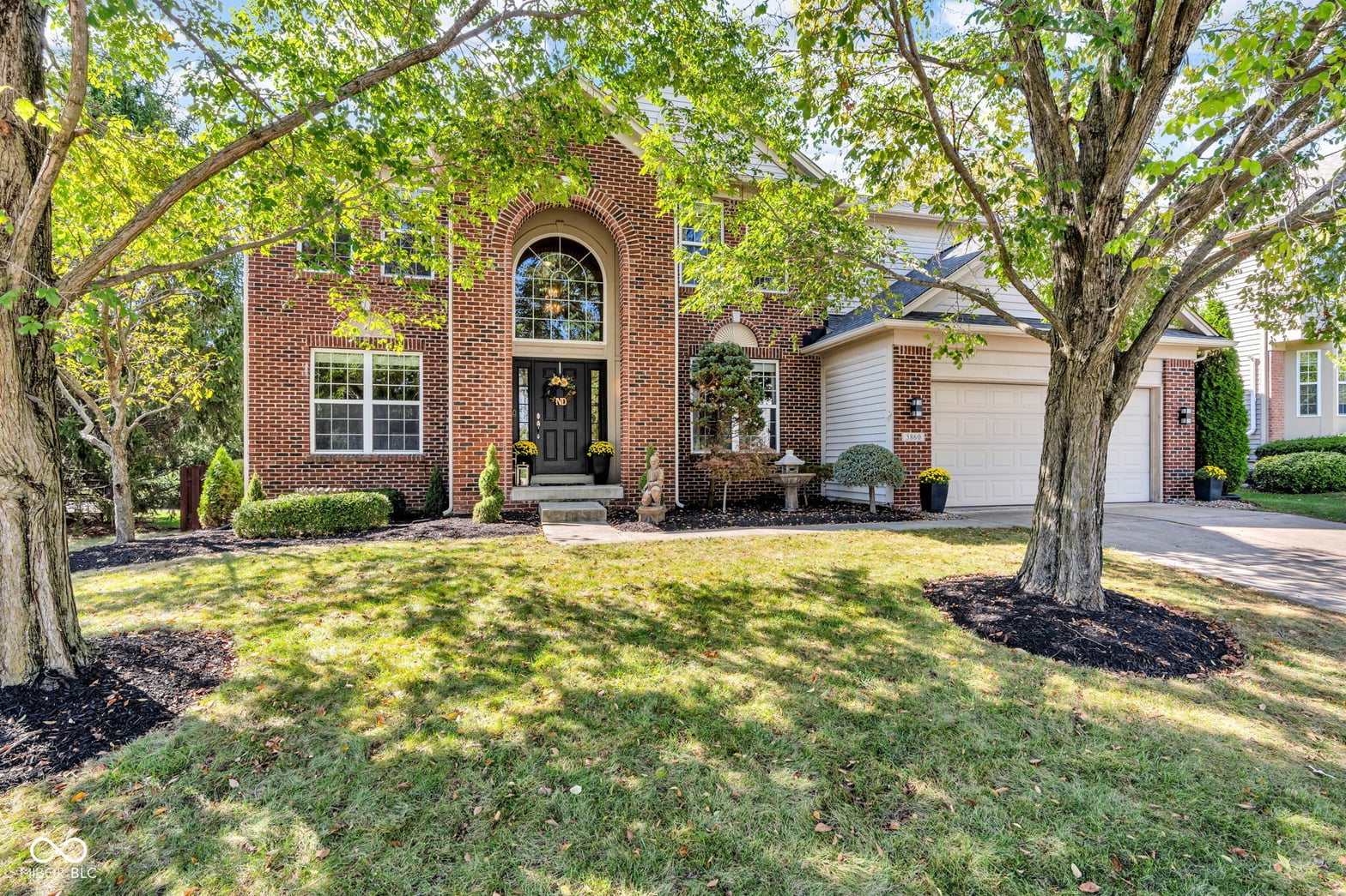 Front exterior at 5860 Ramsey Drive, Noblesville, IN
