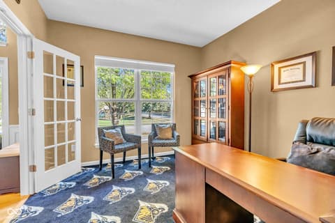 Home office at 5860 Ramsey Drive, Noblesville, IN