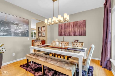 Dining room at 5860 Ramsey Drive, Noblesville, IN